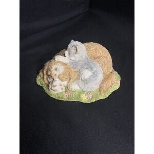Dog/Cat Figurine Sleeping Cuties - Summit Collection Nature’s Friends
